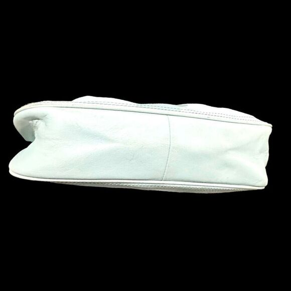 CELINE w/COA Light Tiffany Blue Shoulder Bag Hobo Luxury Leather Purse Bag w/ C - Picture 9 of 13